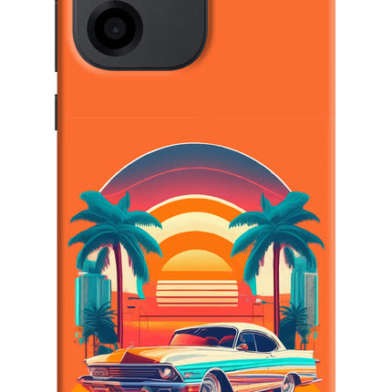 Palm Drive 80s OnePlus Nord CE 6 Back Cover