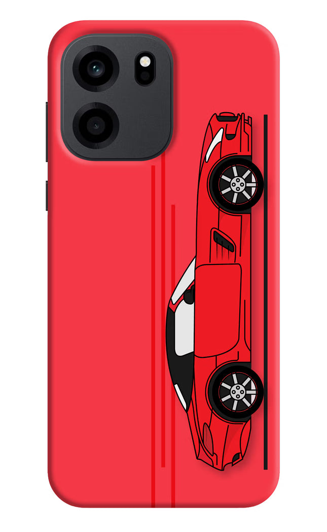Red Velocity OnePlus Nord CE 6 Hard Case Back Cover by Casekaro