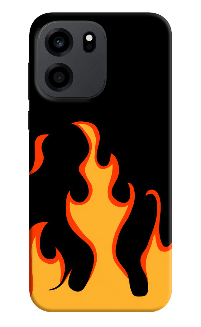 Fired Up – Black OnePlus Nord CE 6 Hard Case Back Cover by Casekaro