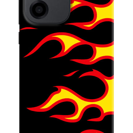 Side Sweep Flames OnePlus Nord CE 6 Back Cover