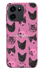 Pink Cats OnePlus Nord CE 6 Back Cover