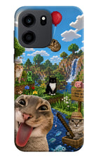 Minecraft Cat Chaos OnePlus Nord CE 6 Back Cover