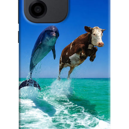 Dolphin vs Cow OnePlus Nord CE 6 Back Cover