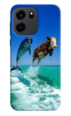 Dolphin vs Cow OnePlus Nord CE 6 Back Cover