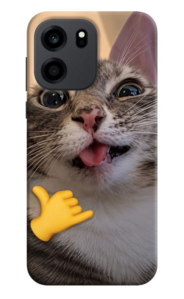 Silly Cat Call OnePlus Nord CE 6 Hard Case Back Cover by Casekaro