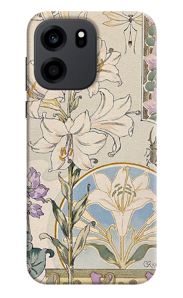 White Lily OnePlus Nord CE 6 Hard Case Back Cover by Casekaro
