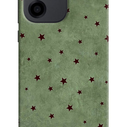 Green Stars OnePlus Nord CE 6 Hard Case Back Cover by Casekaro