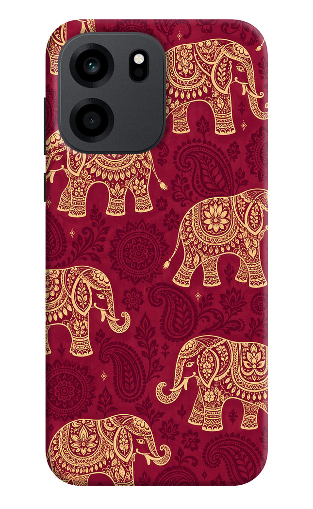 Maroon Elephant OnePlus Nord CE 6 Back Cover