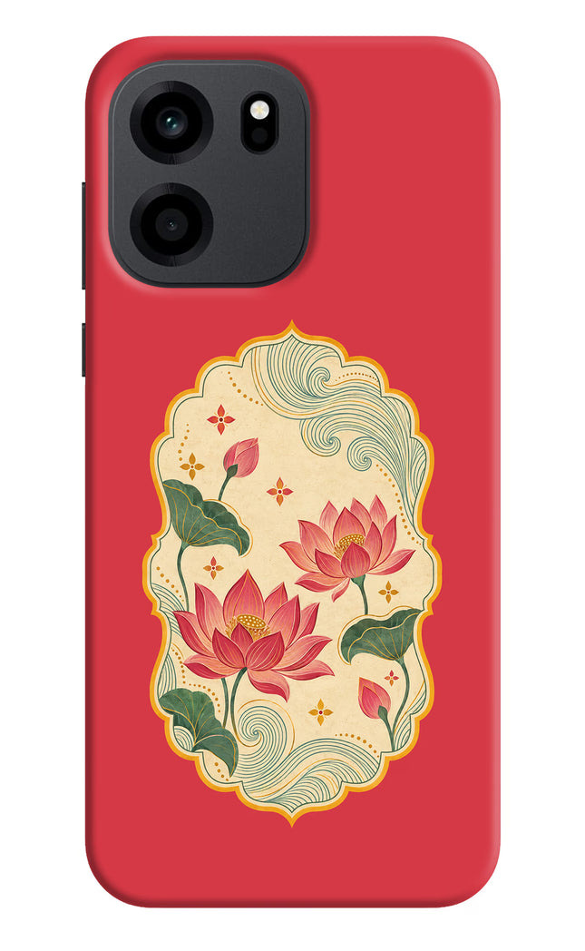 Pink Lotus OnePlus Nord CE 6 Hard Case Back Cover by Casekaro