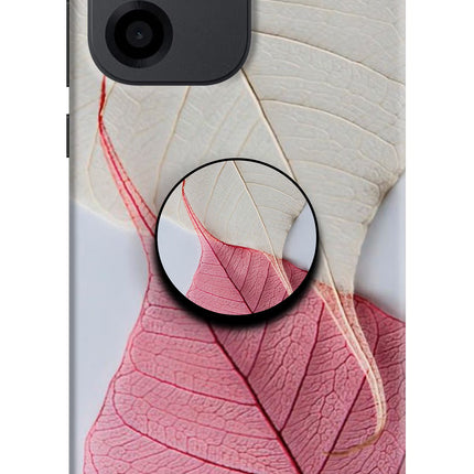White Pink Leaf OnePlus Nord CE 6 Pop Case