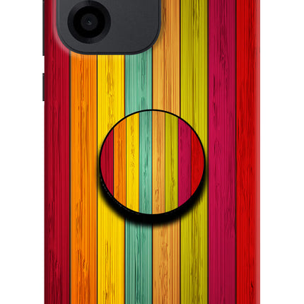 Multicolor Wooden OnePlus Nord CE 6 Pop Case