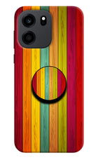 Multicolor Wooden OnePlus Nord CE 6 Pop Case