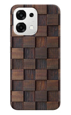 Wooden Cube Design Oppo F33 5G Back Cover