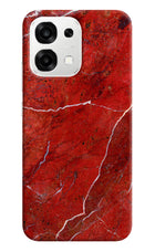 Red Marble Design Oppo F33 5G Back Cover