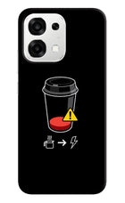 Coffee Oppo F33 5G Back Cover