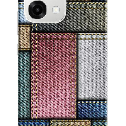 Multicolor Jeans Oppo F33 5G Back Cover