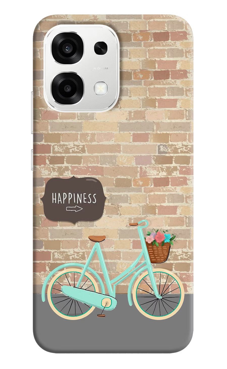 Happiness Artwork Oppo F33 5G Back Cover, Hard case