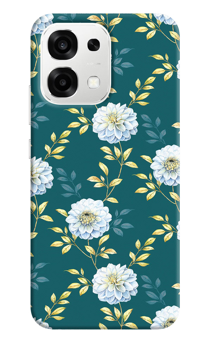 Flowers Oppo F33 5G Back Cover, Hard case