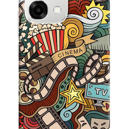 Cinema Abstract Oppo F33 5G Back Cover