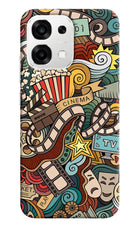 Cinema Abstract Oppo F33 5G Back Cover