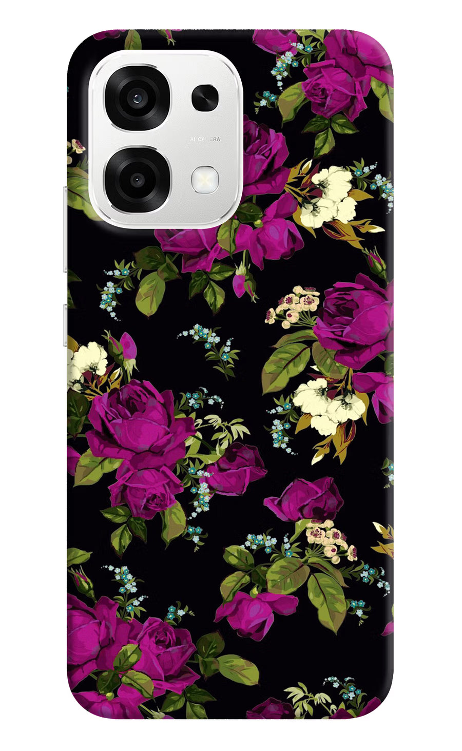Flowers Oppo F33 5G Back Cover, Hard case