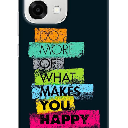 Do More Of What Makes You Happy Oppo F33 5G Back Cover