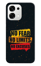 No Fear No Limits No Excuse Oppo F33 5G Back Cover