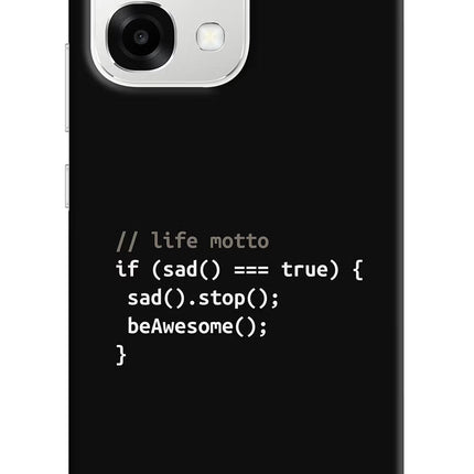 Life Motto Code Oppo F33 5G Back Cover