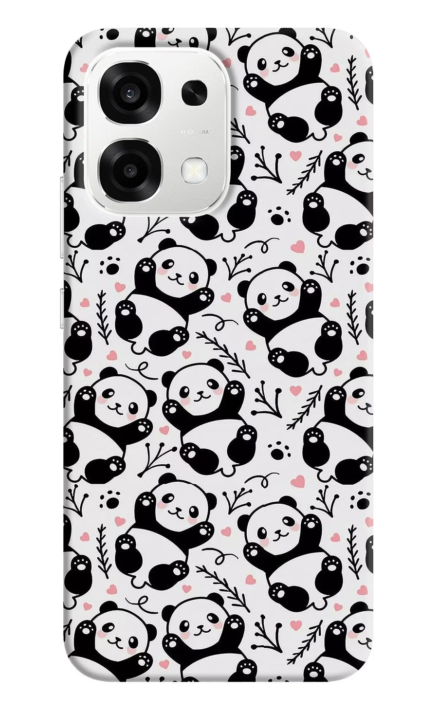 Cute Panda Oppo F33 5G Back Cover, Hard case