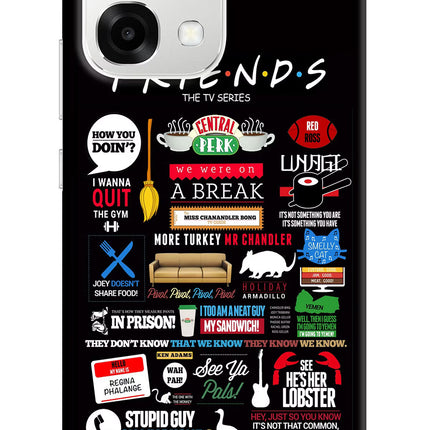 FRIENDS Oppo F33 5G Back Cover
