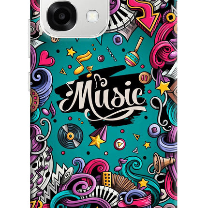 Music Graffiti Oppo F33 5G Back Cover