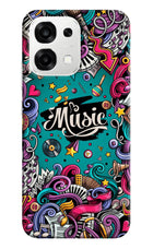 Music Graffiti Oppo F33 5G Back Cover
