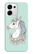 Unicorn Wallpaper Oppo F33 5G Back Cover