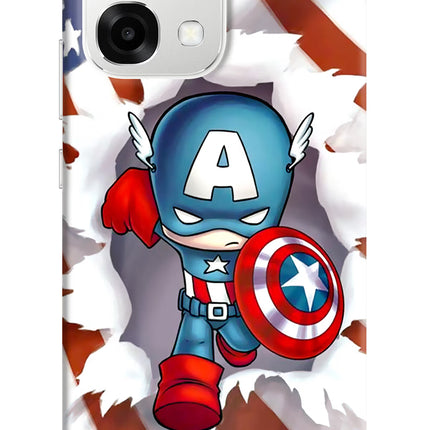 Captain America Oppo F33 5G Back Cover