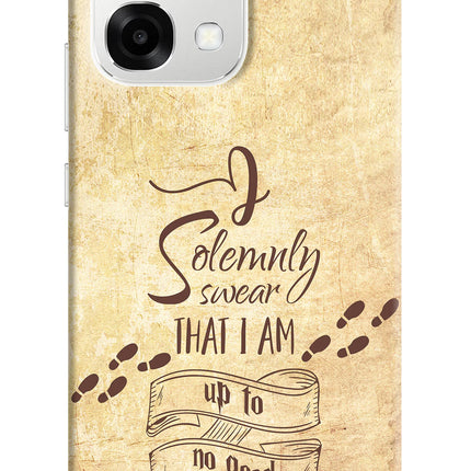 I Solemnly swear that i up to no good Oppo F33 5G Back Cover