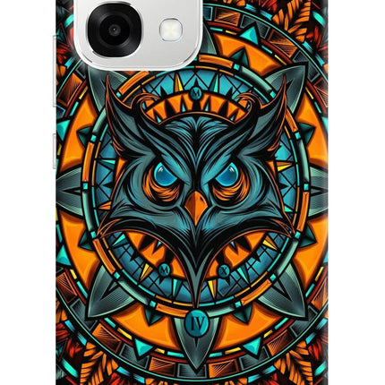 Angry Owl Art Oppo F33 5G Back Cover