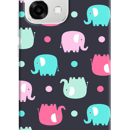 Elephants Oppo F33 5G Back Cover