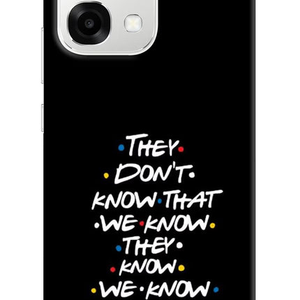 FRIENDS Dialogue Oppo F33 5G Back Cover