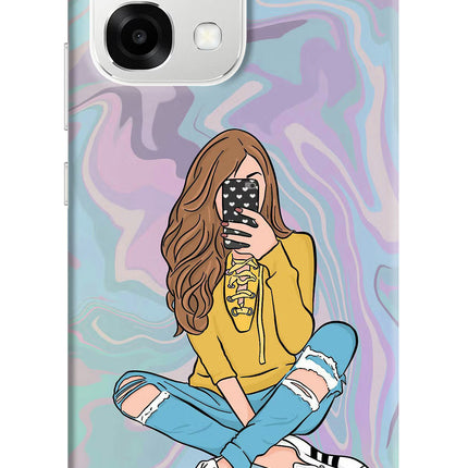 Selfie Girl Oppo F33 5G Back Cover