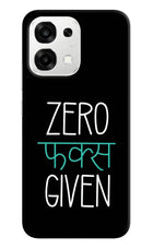 Zero Fucks Given Oppo F33 5G Back Cover