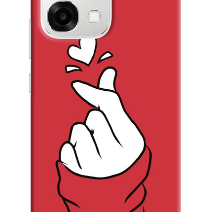 Korean Love Sign Oppo F33 5G Back Cover