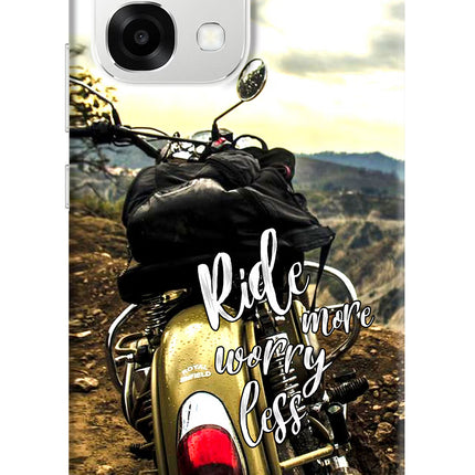Ride More Worry Less Oppo F33 5G Back Cover
