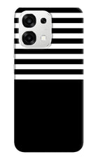 Black and White Print Oppo F33 5G Back Cover
