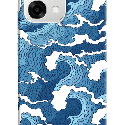 Blue Waves Oppo F33 5G Back Cover