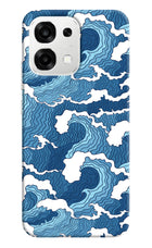 Blue Waves Oppo F33 5G Back Cover