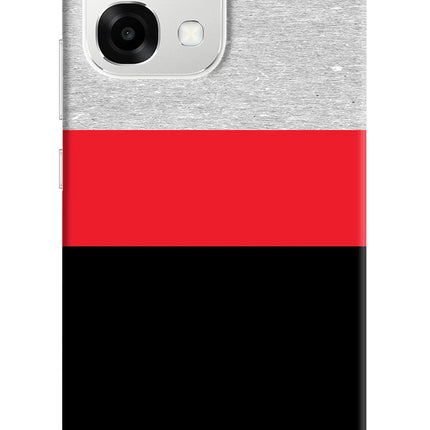 Tri Color Pattern Oppo F33 5G Back Cover