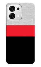 Tri Color Pattern Oppo F33 5G Back Cover