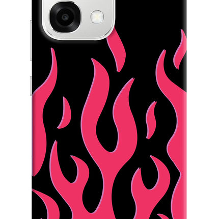 Fire Flames Oppo F33 5G Back Cover