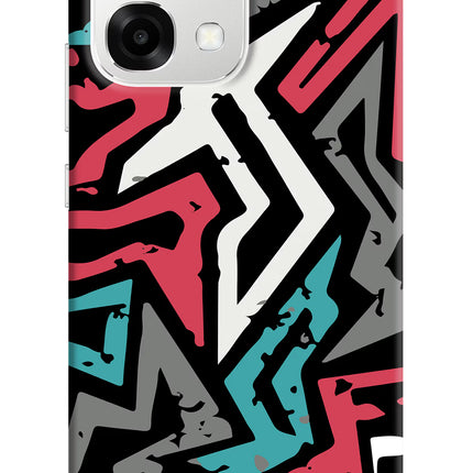 Geometric Graffiti Oppo F33 5G Back Cover