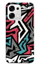 Geometric Graffiti Oppo F33 5G Back Cover